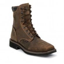 Justin Driller #WK462 Men's 8" Waterproof Composite Toe Work Boot
