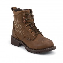 Justin® Katerina #WKL985 Women's 6" Waterproof Steel Safety Toe Work Boot
